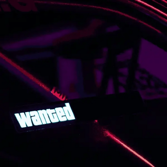 "Wanted" Led Stick for Cars