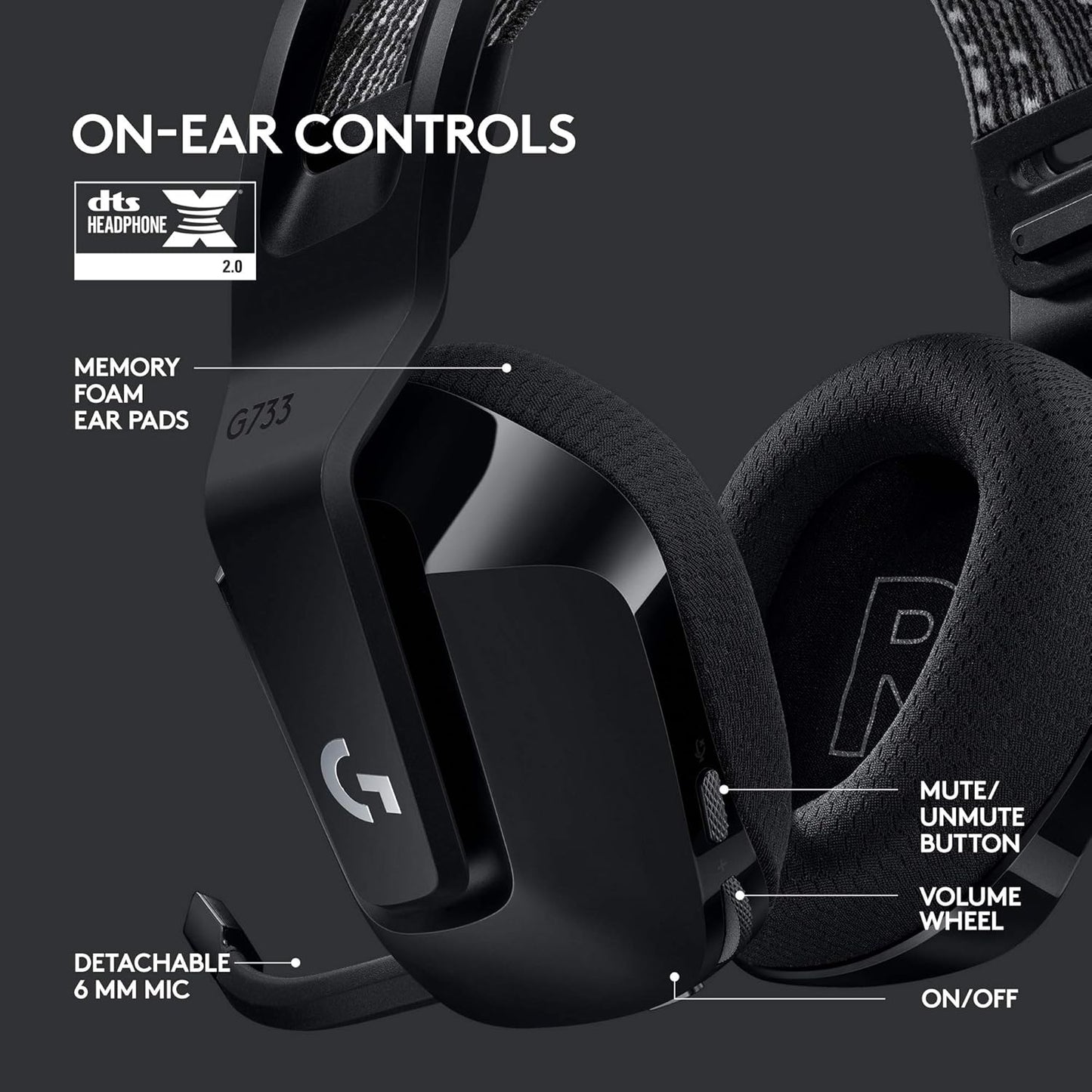 Logitech G733 Lightspeed Wireless