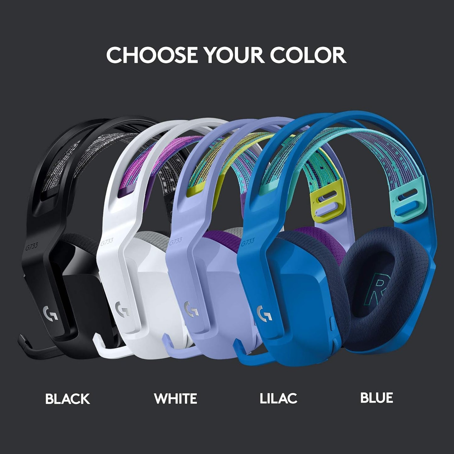 Logitech G733 Lightspeed Wireless