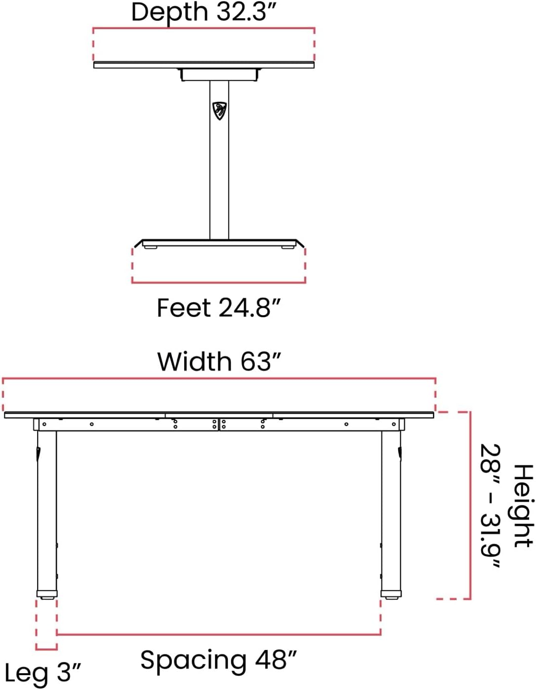 Arozzi Arena Ultrawide Curved Gaming Desk - Crawling Chaos