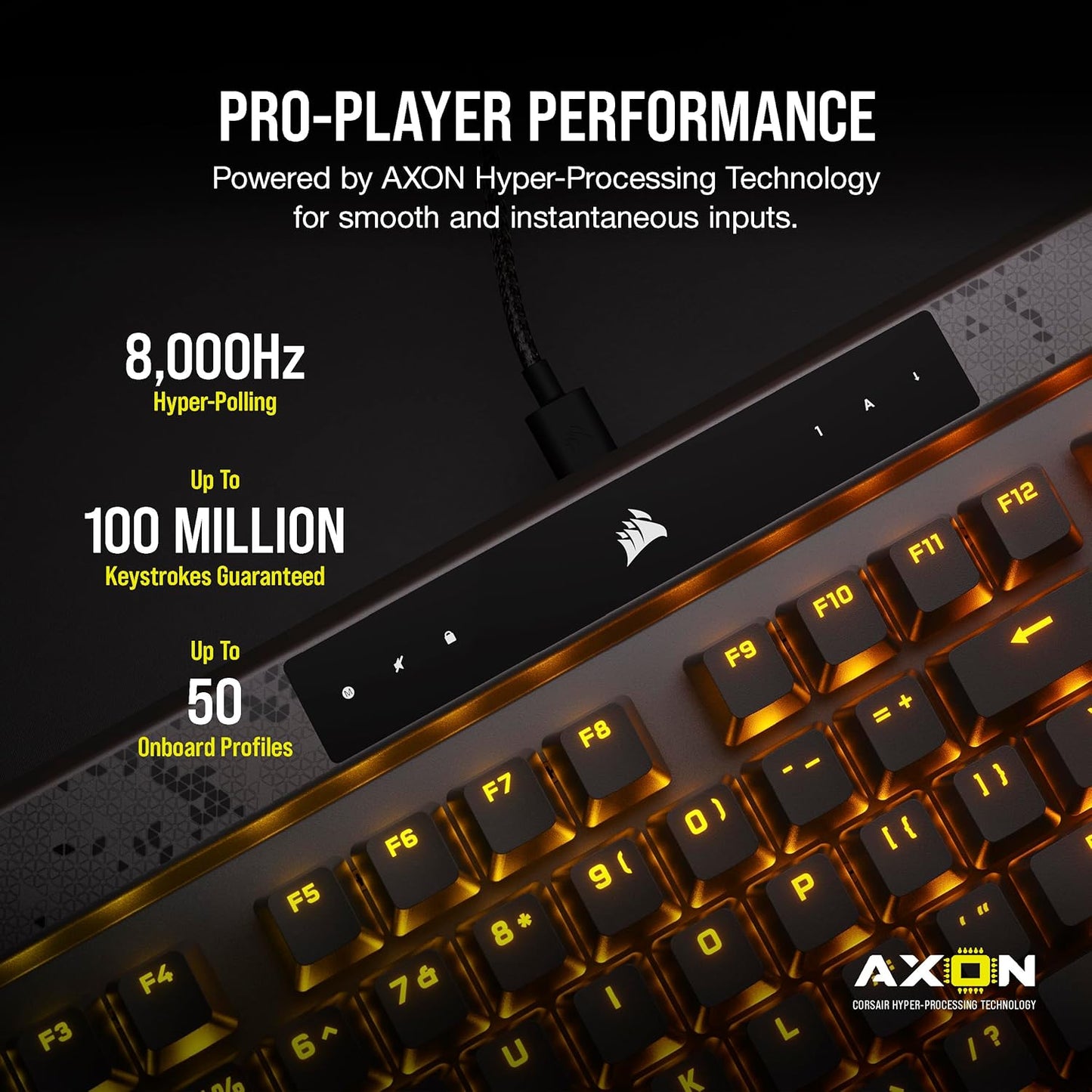 CORSAIR K70 MAX RGB Magnetic Mechanical Wired Gaming Keyboard