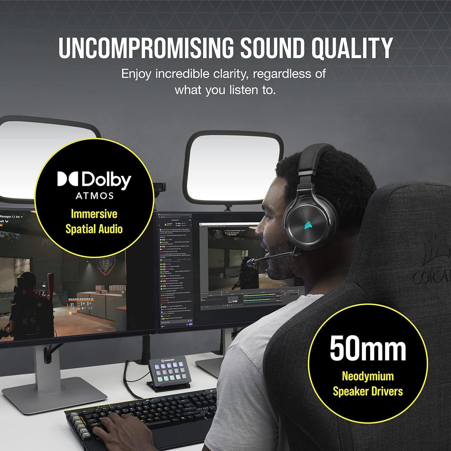 CORSAIR VIRTUOSO RGB WIRELESS XT Multiplatform